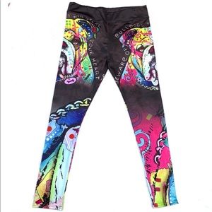 XLUSION bulldogs multicolor leggings